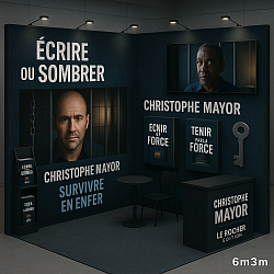Prototype du stand 2 pour lesSalons de Christophe Mayor