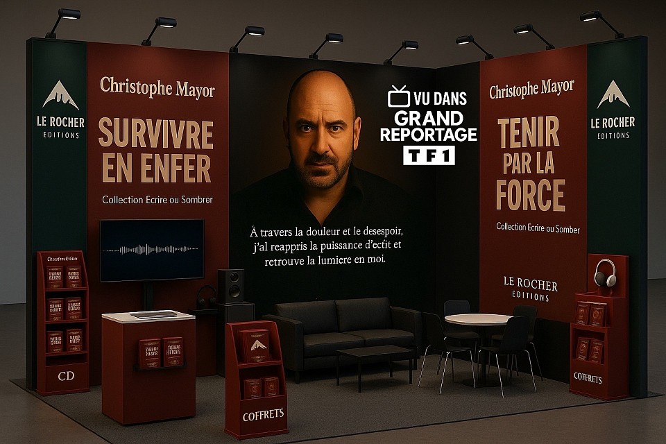 Stand de 18m2 qui présente la collection de Christophe Mayor