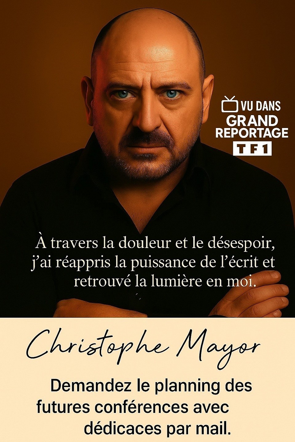 Les conférences sur la résilience de l’auteur Christophe Mayor à partir de septembre 2027