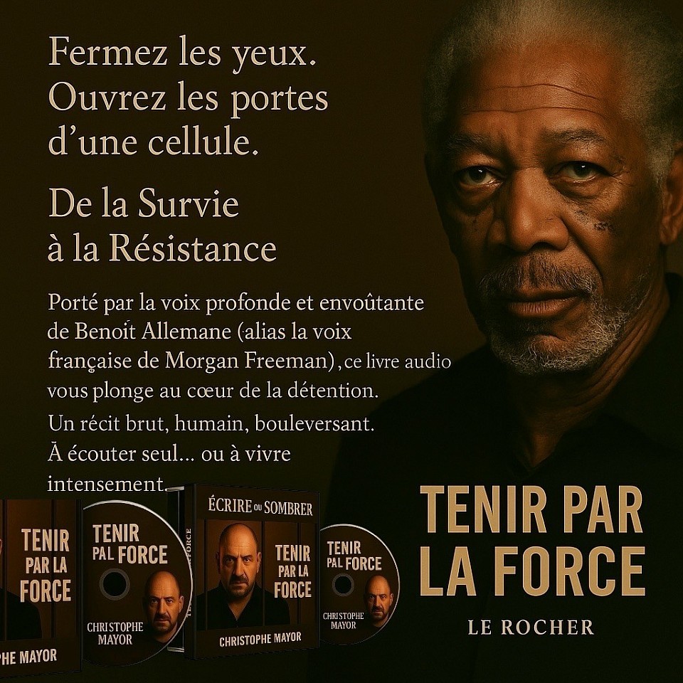 Livre audio de La collection Écrire ou Sombrer de Christophe Mayor avec la voix magique de Morgan Freeman