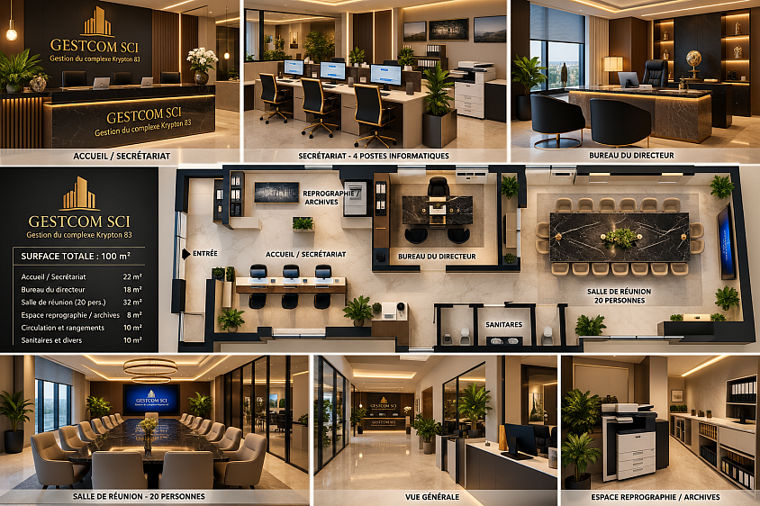 Bureaux de Gestcom SCI