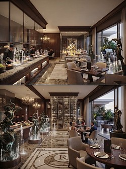 Vue intérieure 3 du Restaurant « La Fontaine » au complexe « le Krypton 83 »