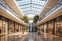 Vue des magasins A du complexe Krypton 83